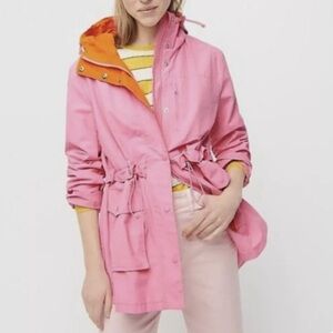 J. Crew Pink and Orange Utility Jacket